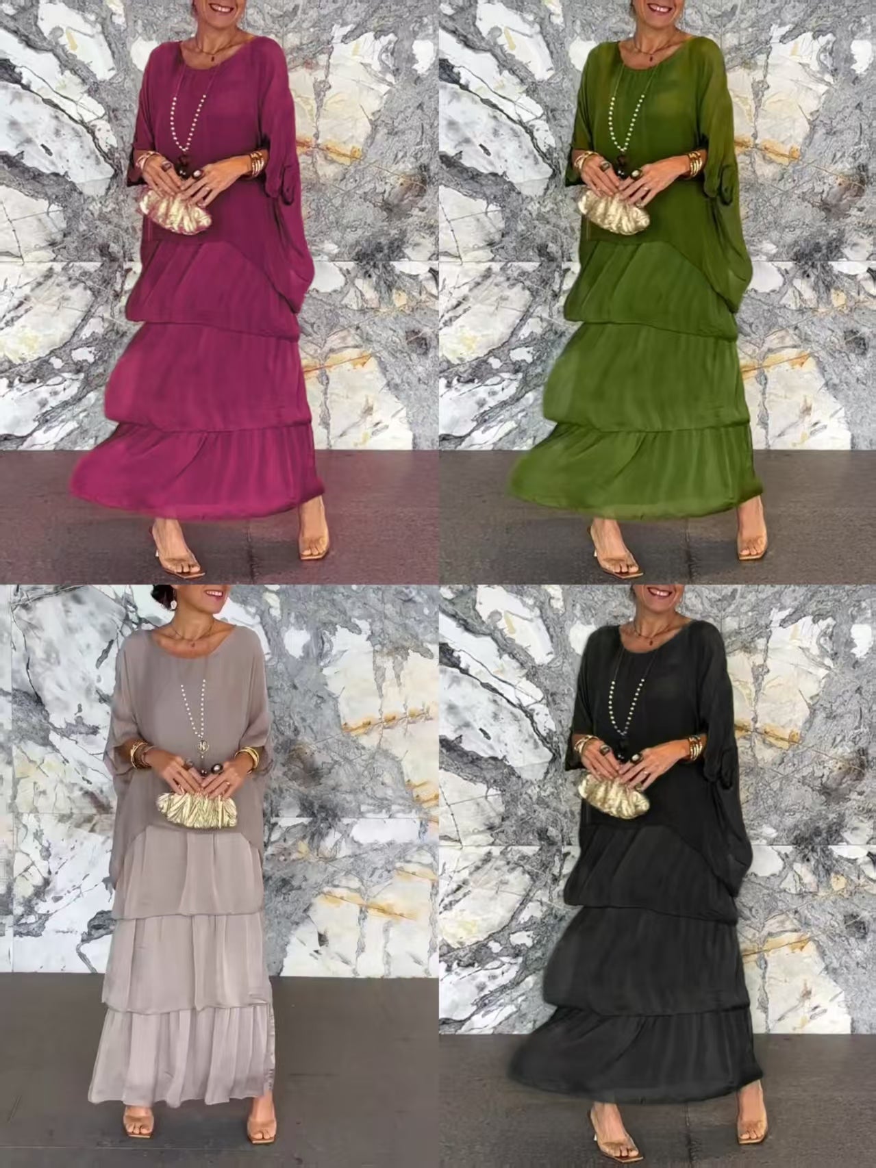 Megumi | 💕💕Kleid im lockeren Kunststil🔥