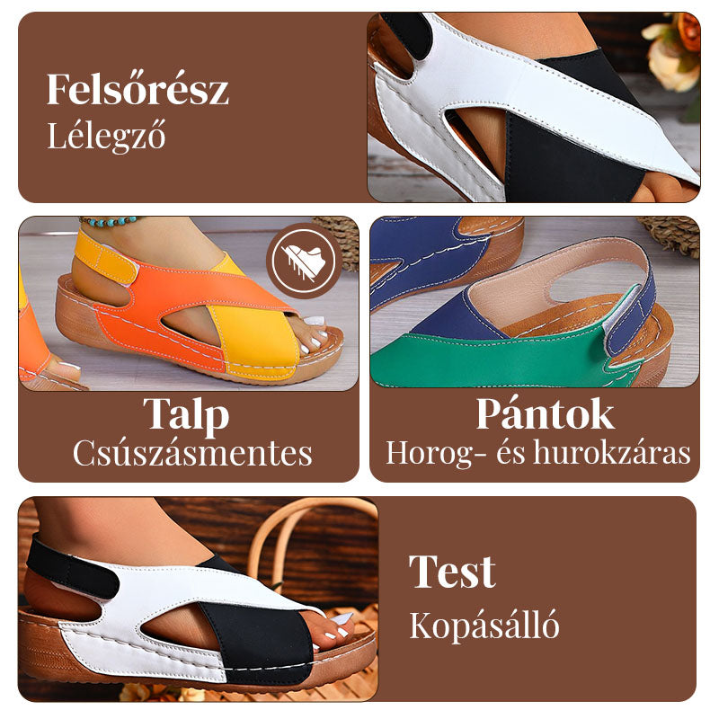 Ivy | Ultra bequeme orthopädische Sandalen mit Absatz