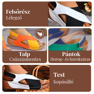 Ivy | Ultra bequeme orthopädische Sandalen mit Absatz