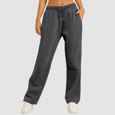 Damen Entspannte Passform Weite Jogger Hose | Hohe Taille