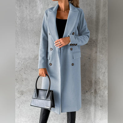 Damen Langer Wärmemantel