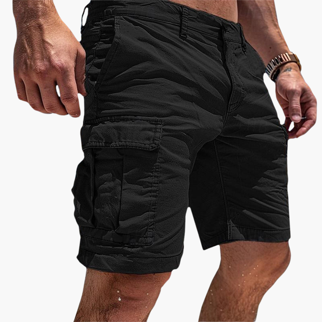 Herren Cargo-Shorts in Knielänge mit schnell trocknendem Stoff