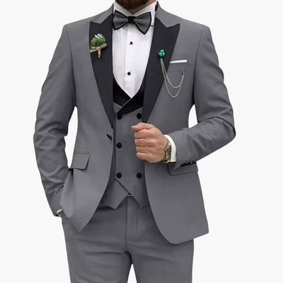 Stylisher Slim Fit Anzug - moderner Look für Herren zur Hochzeit