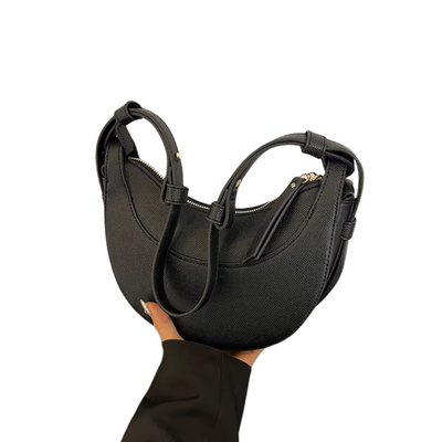 Halbmondförmige Umhängetasche für Damen | Elegant