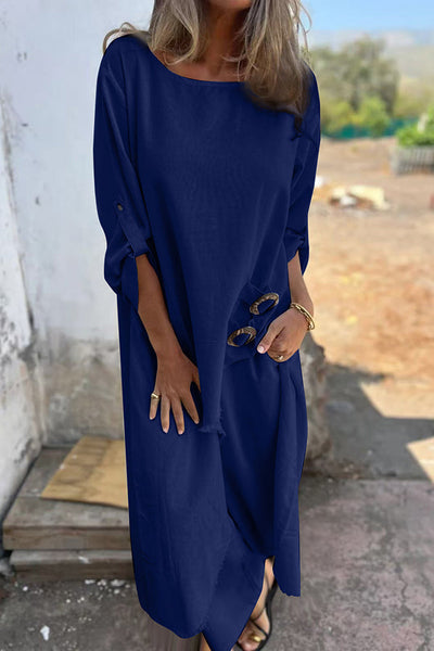 Monika | Mühelos Fließendes Kleid