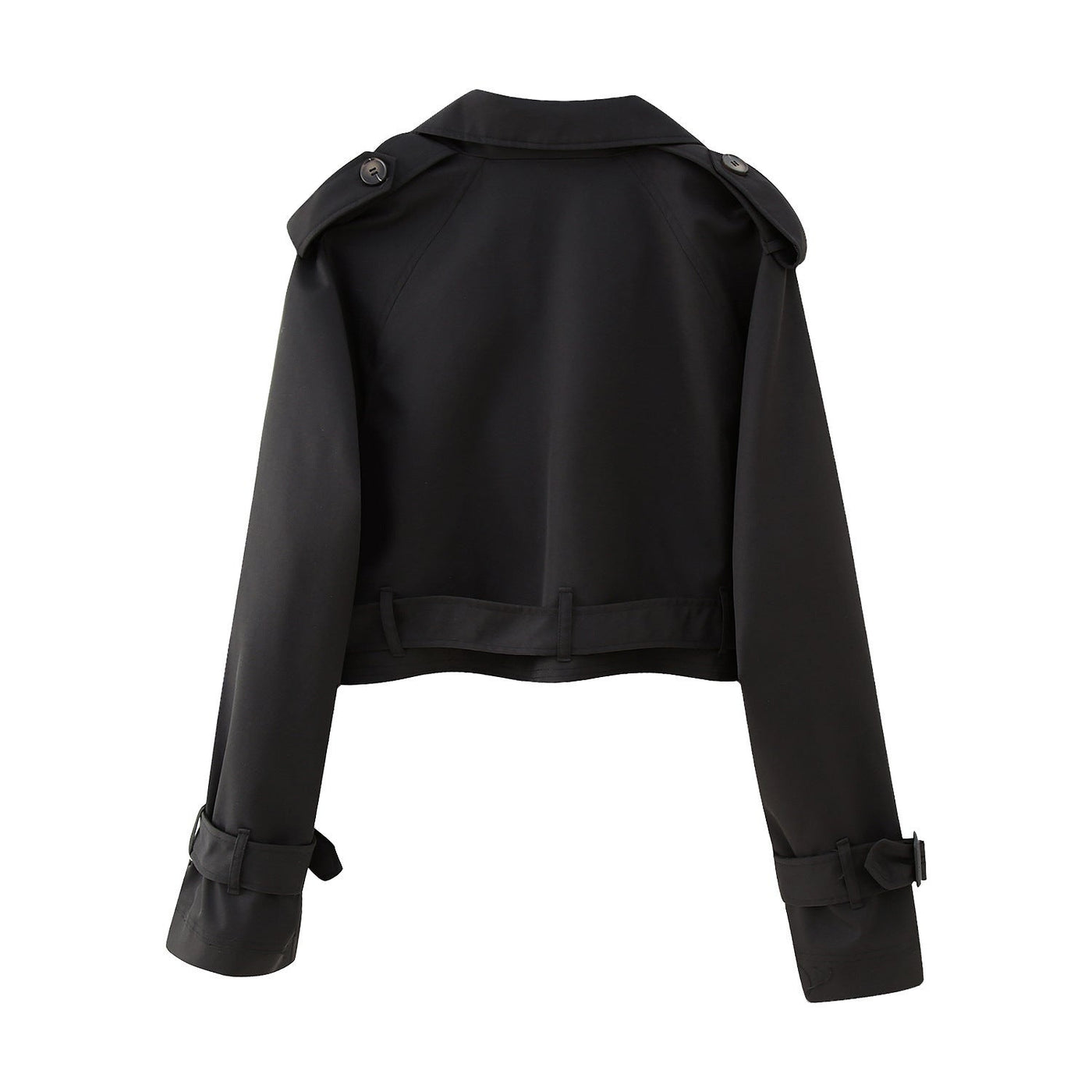 Trendige Kurze Damen-Trenchcoat mit Gürtel – Amelie