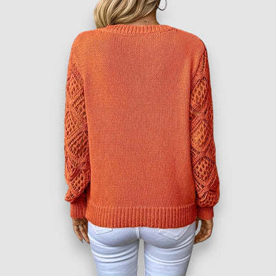 Lila | Langarm-Strickpullover