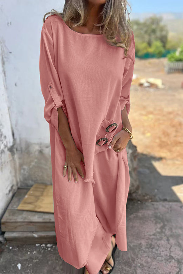 Monika | Mühelos Fließendes Kleid