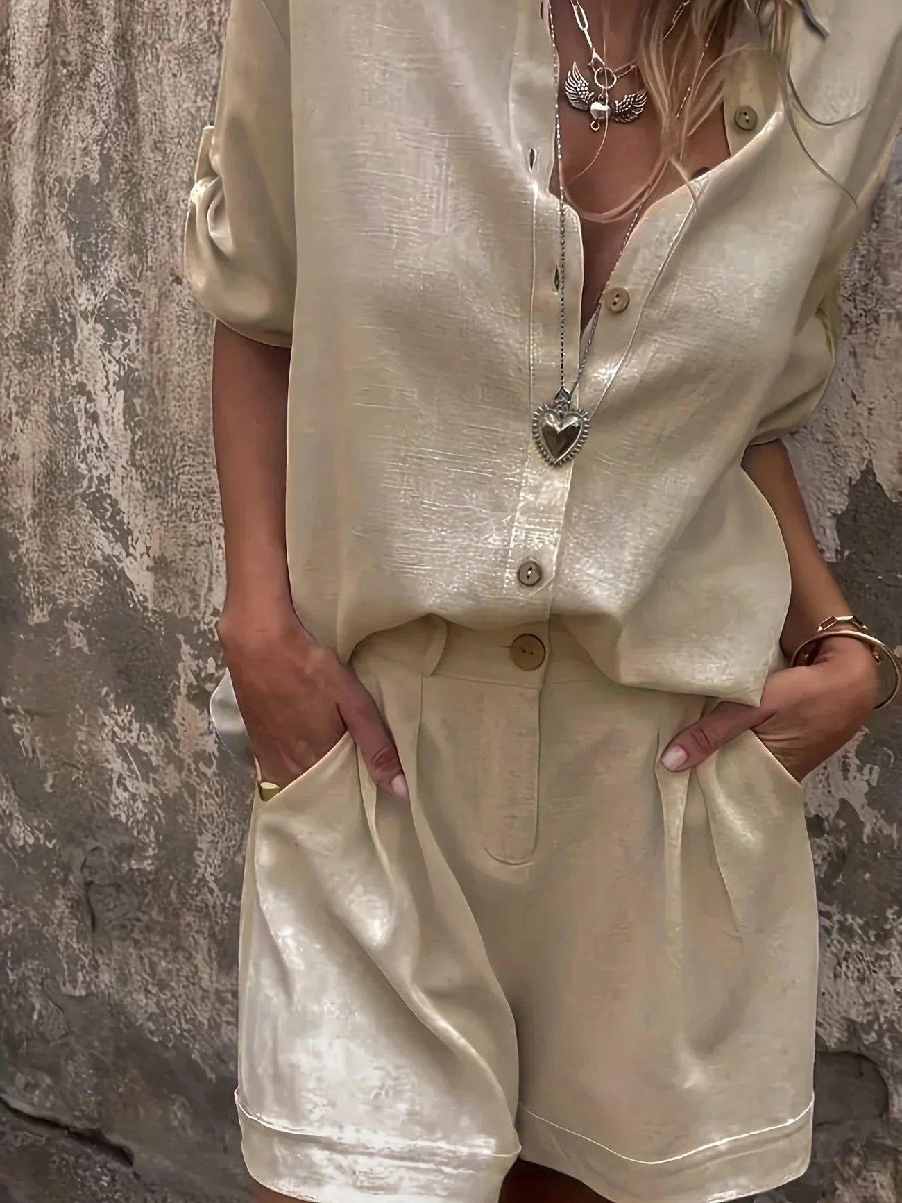 Arampatzi – Stilvolles Zweiteiliges Sommer Set