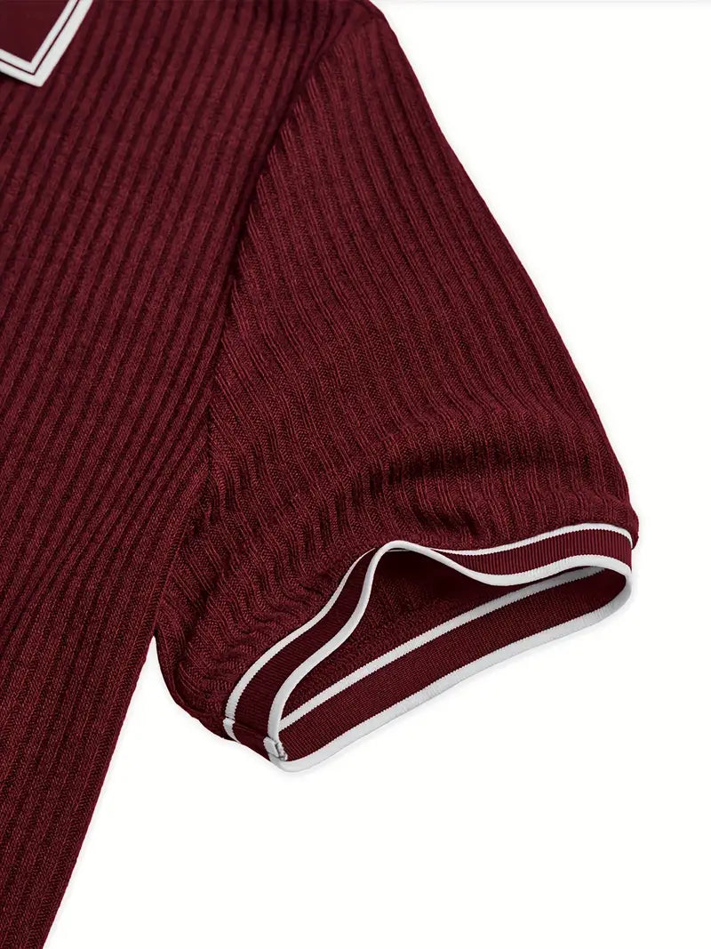 Donovan | Elegantes Polohemd Mit Kurzen Ärmeln