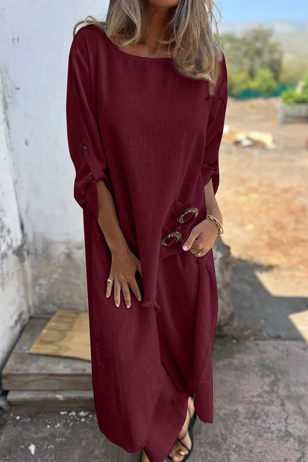 Monika | Mühelos Fließendes Kleid