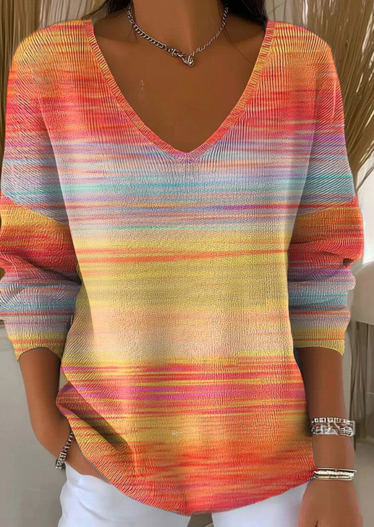 Viktoria® | Stilvoller Strickpullover mit V-Ausschnitt 7
