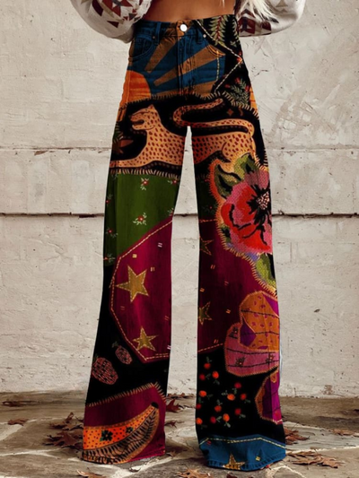 Behn Berlin | Boho Retro Stilvolle Vintagehose