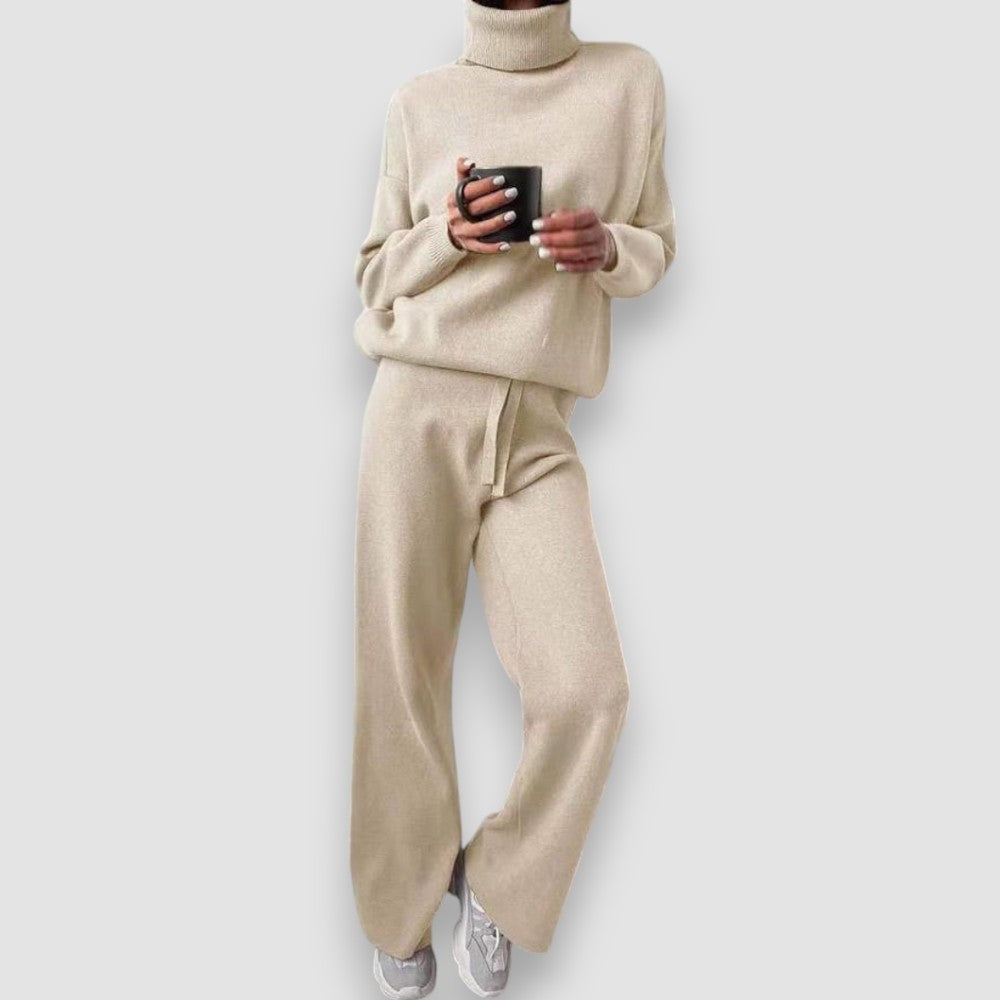 Yara | Pullover mit Rollkragen und lange Hose Set