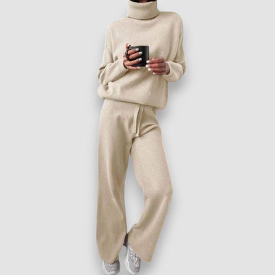 Yara | Pullover mit Rollkragen und lange Hose Set