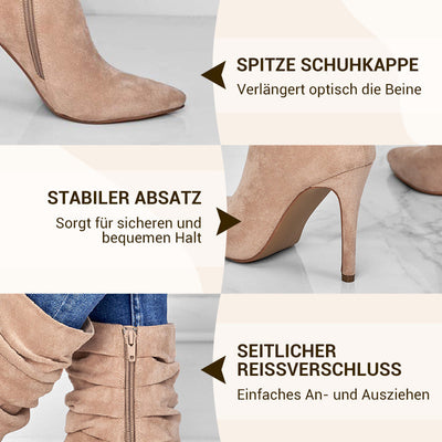 Grace | Spitze Stiefeletten mit Absatz
