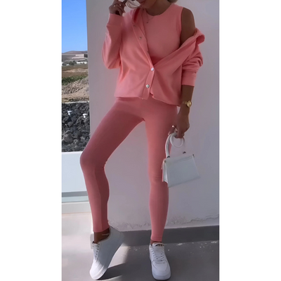 Damen Dreiteiliges Lounge Set | Bequeme