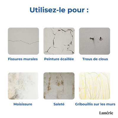 SchnellSpachtel™ Nahtlose Wandrestaurierung