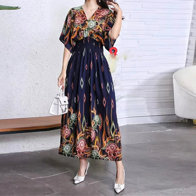 Basellia - Maxi-Kleid Retro & Casual