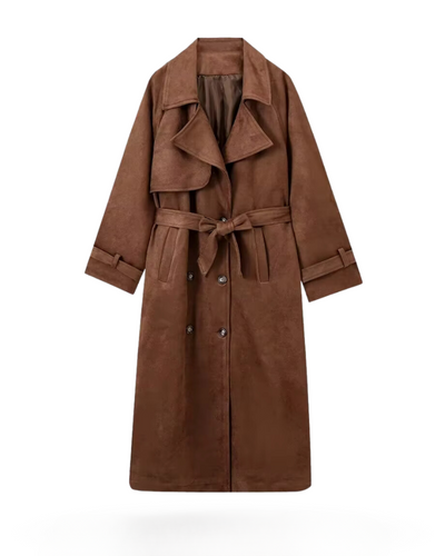 Marie | Banbury Wildleder Trenchcoat