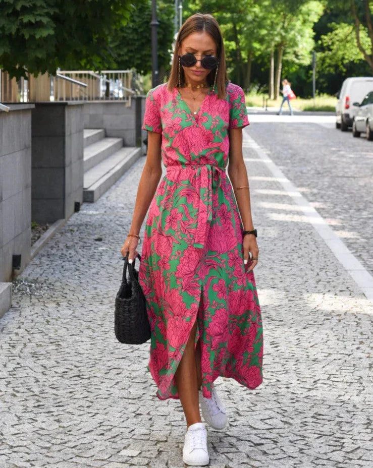 Linda - Sommerkleid mit Blumen
