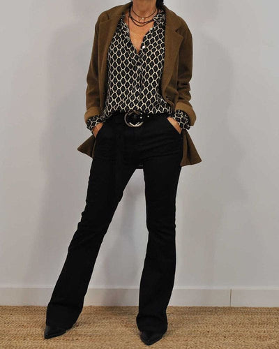 Kyla - Bluse mit tiefem Dekolleté, Stilvoll