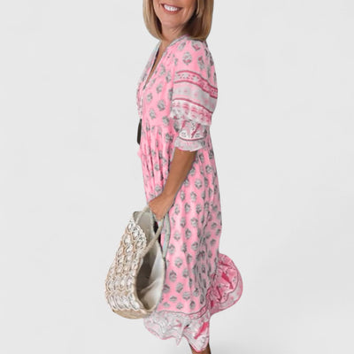 Lily | Fließendes Frühlingskleid