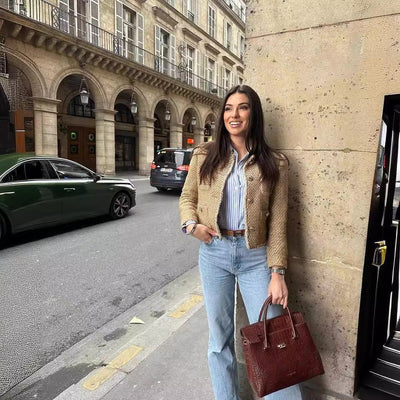 Jade - Kurzer Wollmantel, ideal für winterliche Wärme