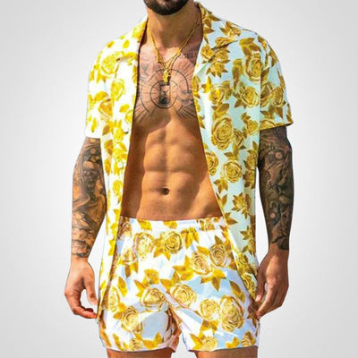 Zweiteiliges Herren Set mit Print – Ruben