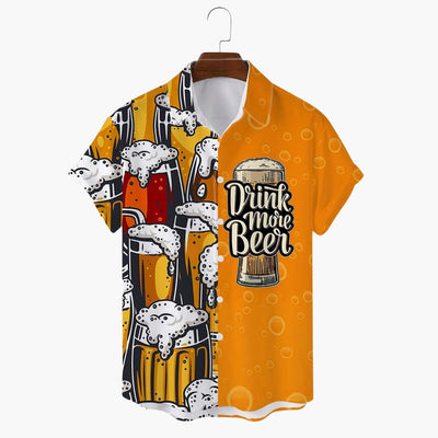 Biermotiv Hemd für Herren - Oktoberfest 2025