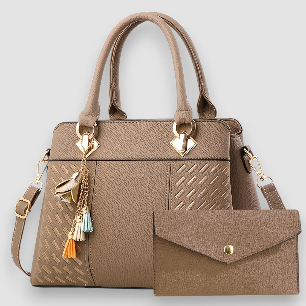 Lucy | Elegante Handtasche mit abnehmbarem Riemen