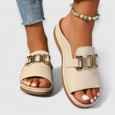 Eva | Orthopädische stilvolle Schnallen-Sandalen