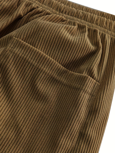 Asher - Gerade Geschnittene Hose Mit Kordelzug Der Taille