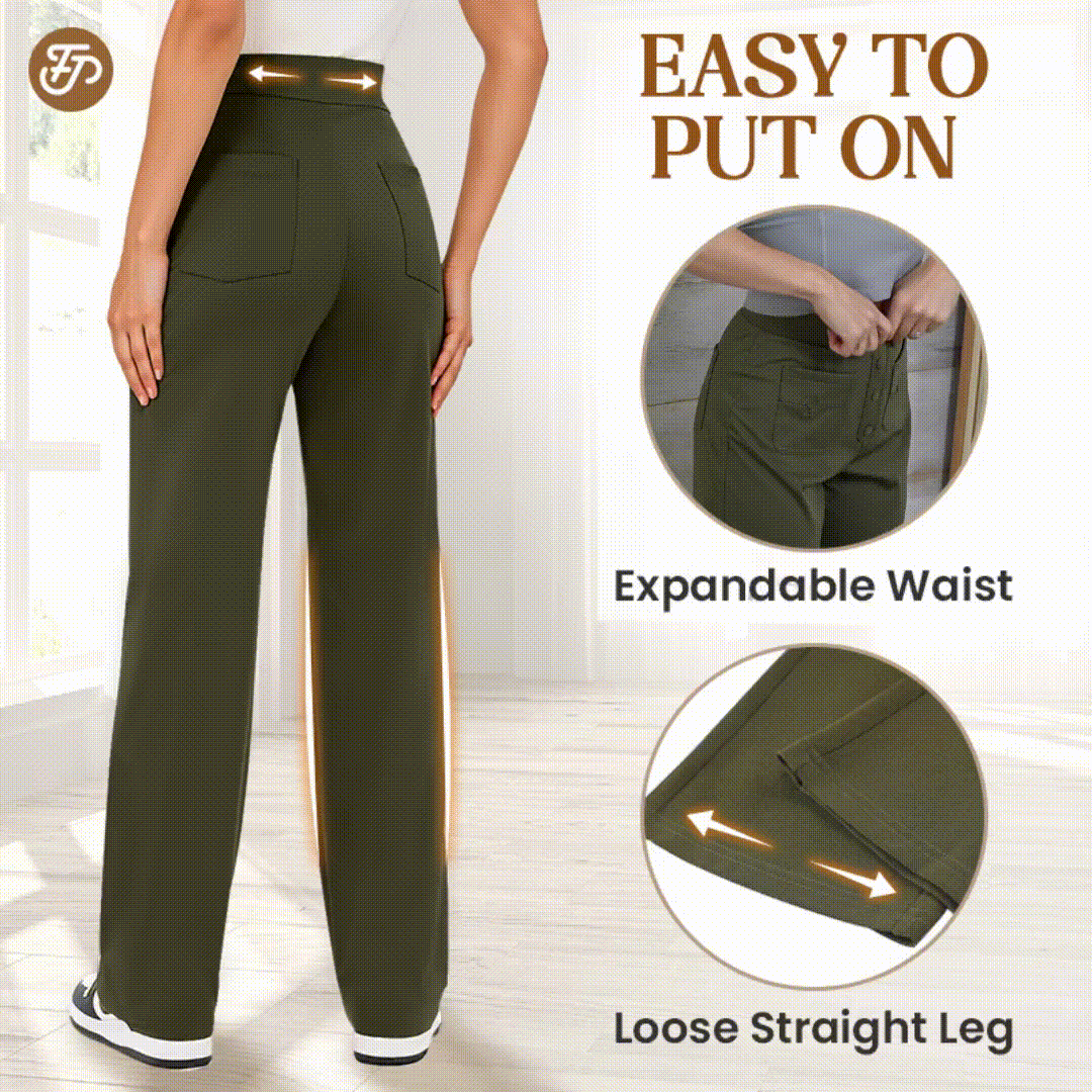 Aurura | Bequeme Stretchhose mit hoher Taille für Damen