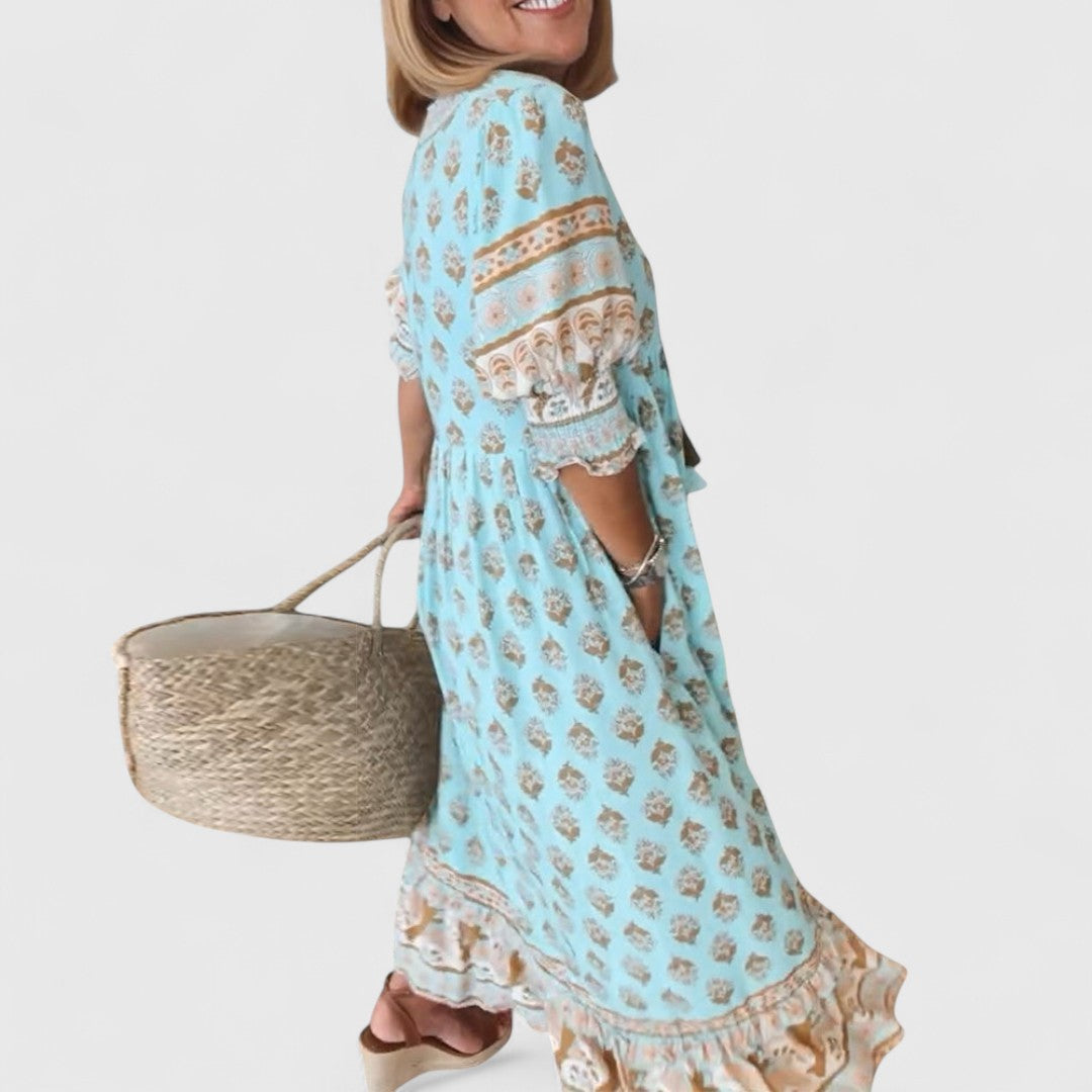 Lily | Fließendes Frühlingskleid