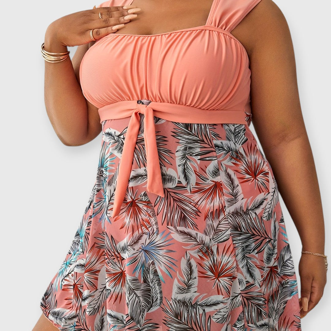 Tavira | Plus Size Tropen Tankini Set