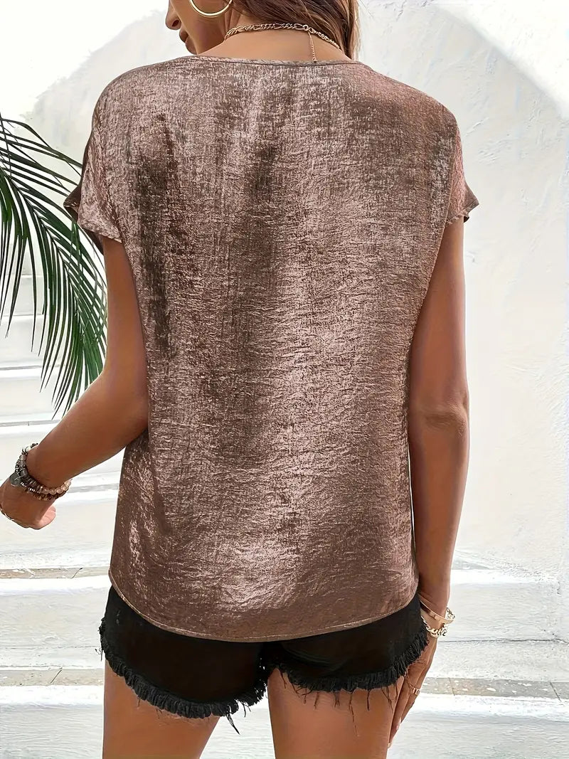 Aris | Elegante Bluse mit V-Ausschnitt