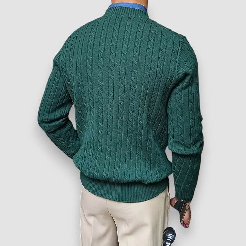 Lizo | Crew Neck Knit Sweater