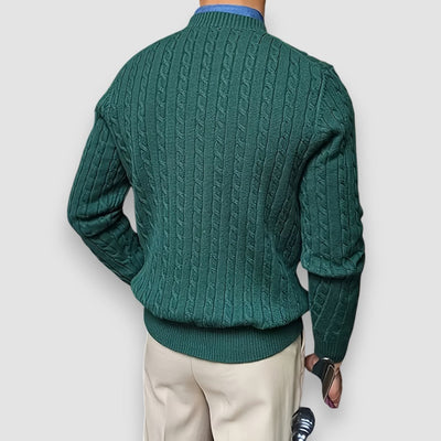 Lizo | Crew Neck Knit Sweater