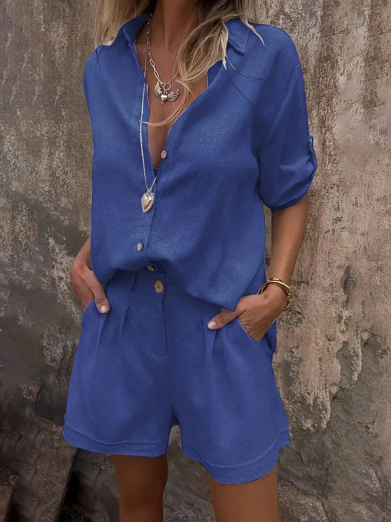 Arampatzi – Stilvolles Zweiteiliges Sommer Set