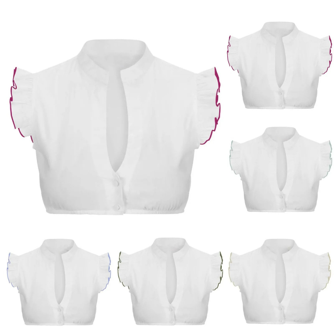 Linnea | Damen Kurze Ärmel Oktoberfest Dirndl Bluse | 2025