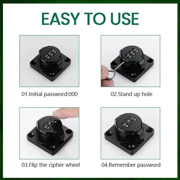 WachSchloss™ Mühelose Verriegelung