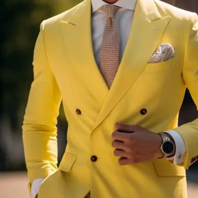 Herren Zweireihig Formell Hochzeitsgast Anzug Set | Zweiteiliges Set