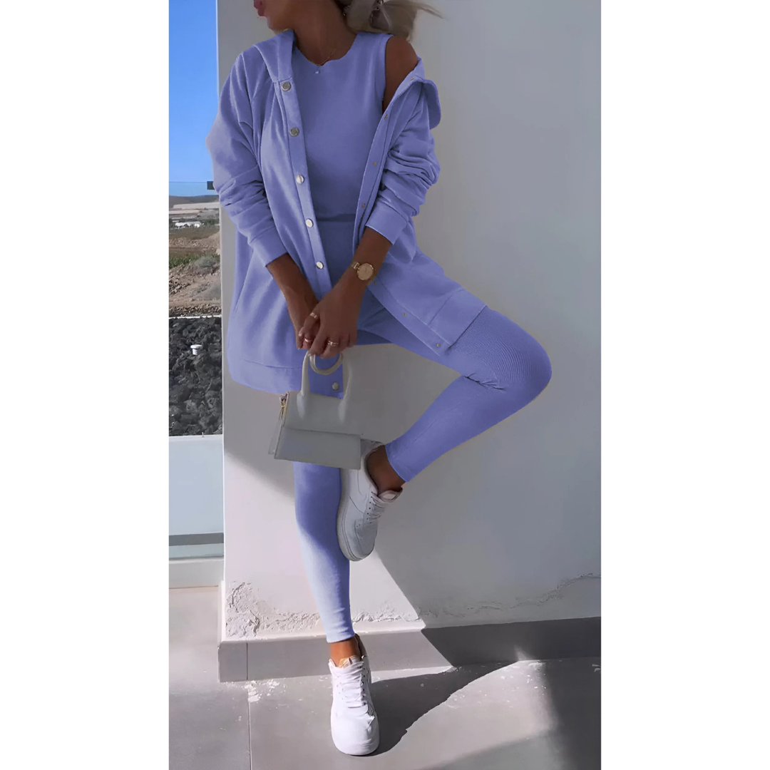 Damen Dreiteiliges Lounge Set | Bequeme