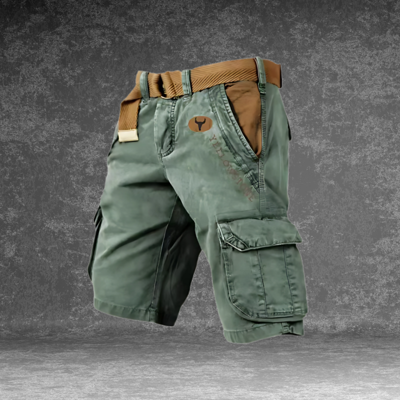 Maverick Herren Cargo Short - Shorts mit Taschen - Outdoor & Freizeit