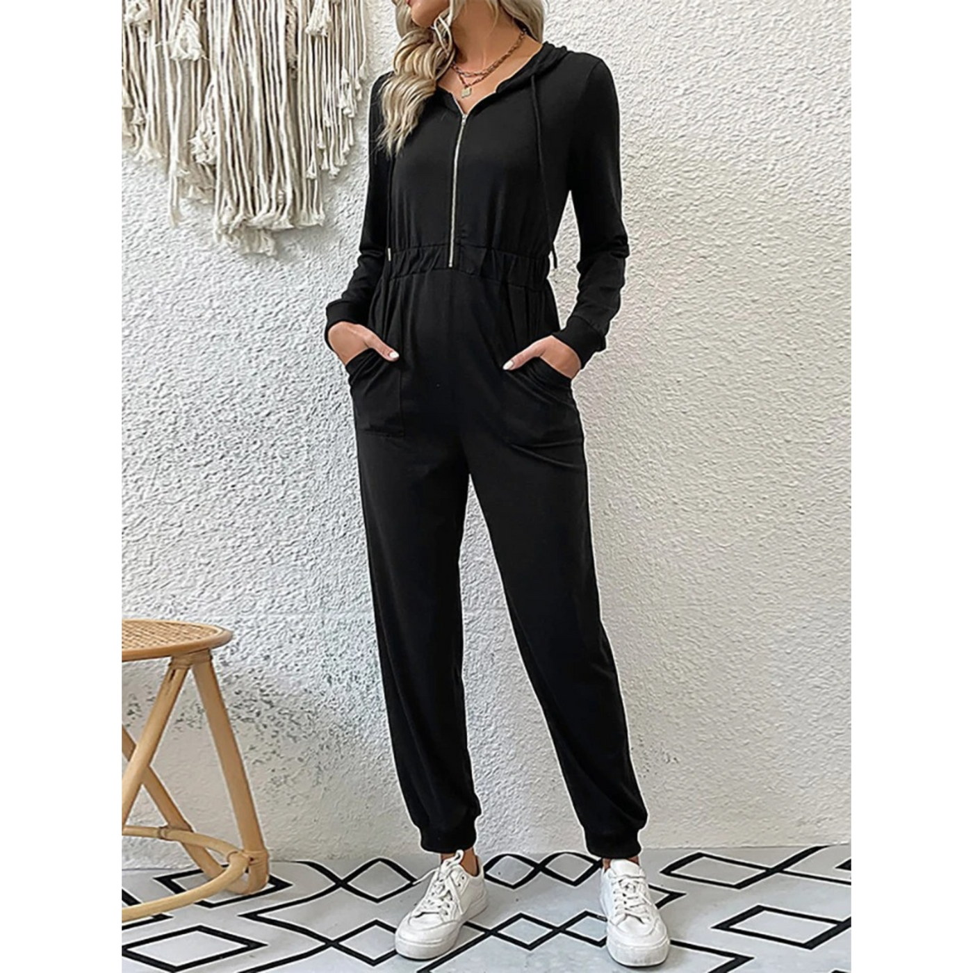 Ladies Luxury Retro Jumpsuit Trainingsanzug & Jogginganzug | Perfekt für jeden Tag tragen