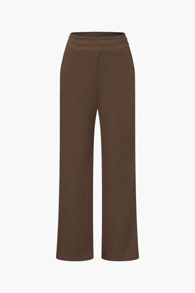 Daniela | Elegantes Zweiteiler-Set mit Asymmetrischem Oberteil & Weiten Hosen