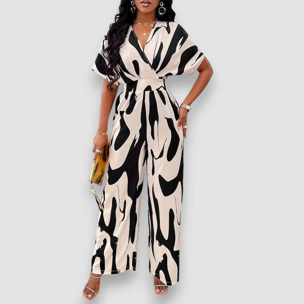 Victoria | Kurzärmeliger Jumpsuit