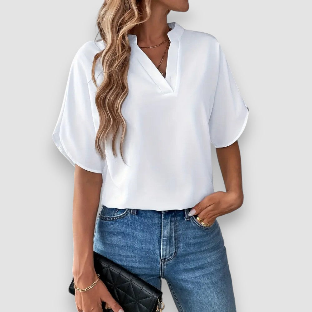 Stella | V-Ausschnitt Bluse