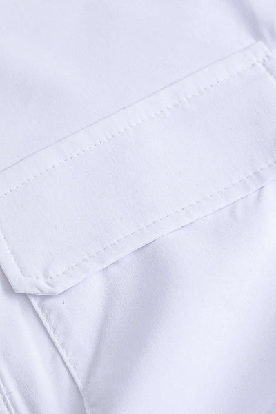 Janice | Stylisches Kurzarm Crop Shirt mit kragen